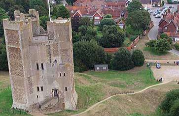 Orford Castle remains, (EH)