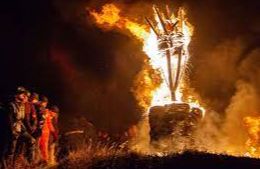 Burning the Clavie - Burghead