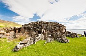 Midhowe Chembered Cairn, (HES) - Island of Rousay