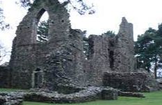 Peebles - Cross Kirk, (HES)