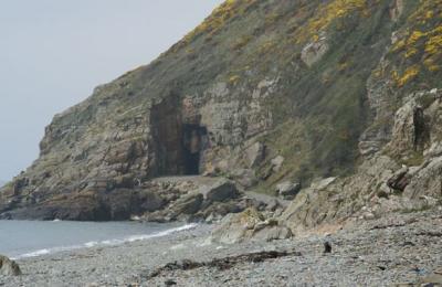 St Ninian's Cave, (HES) - Whithorn